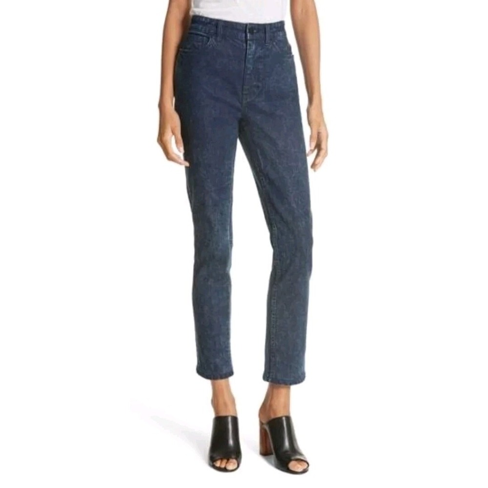 Rebecca Taylor NWT SZ 26 Ines High Rise Acid Ink Jeans $250